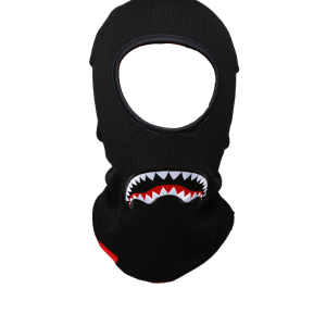 BLACK SHARKMOUTH SKI MASK