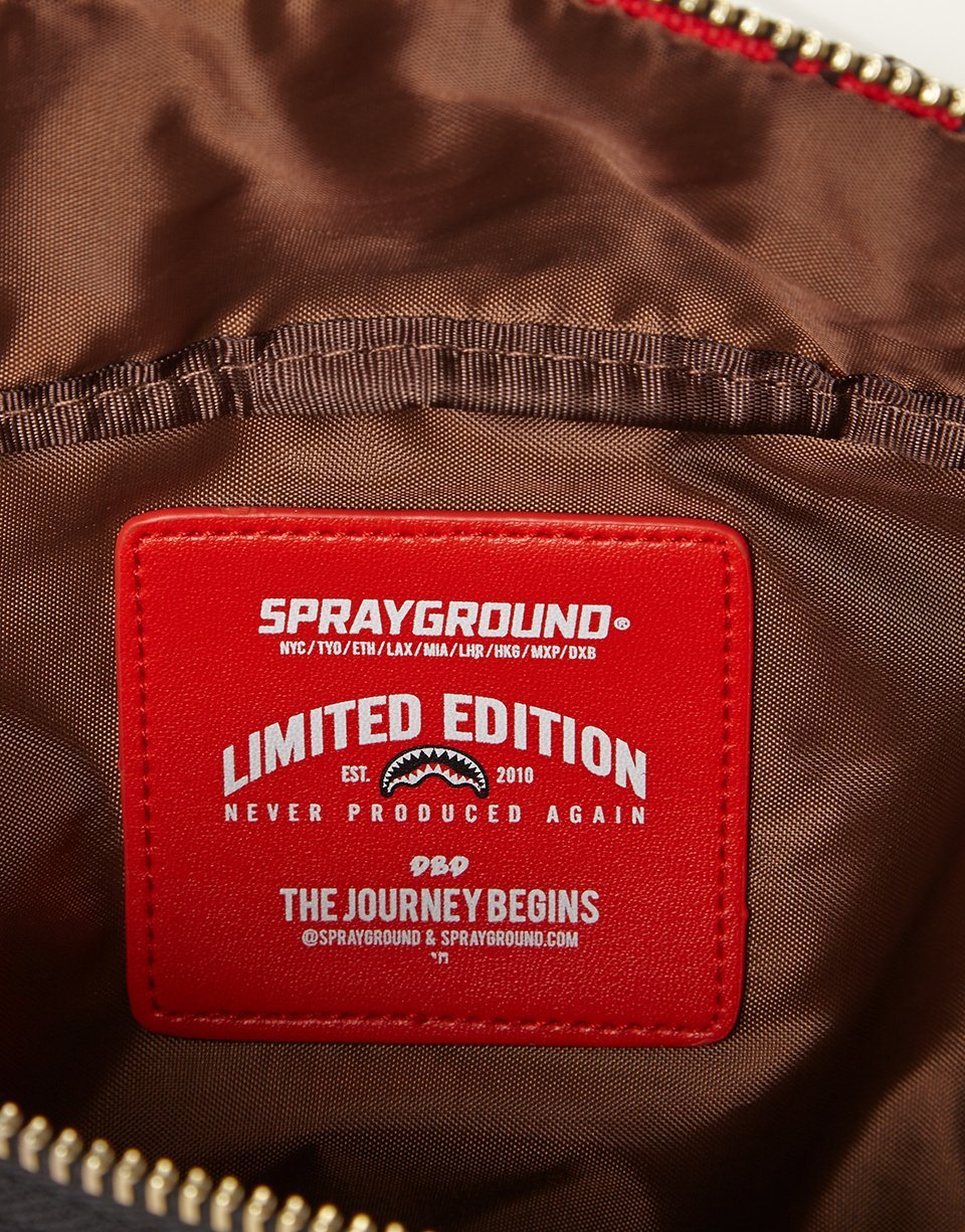 REVERSE SHARKS IN PARIS CROSSBODY (RED) - Image 6