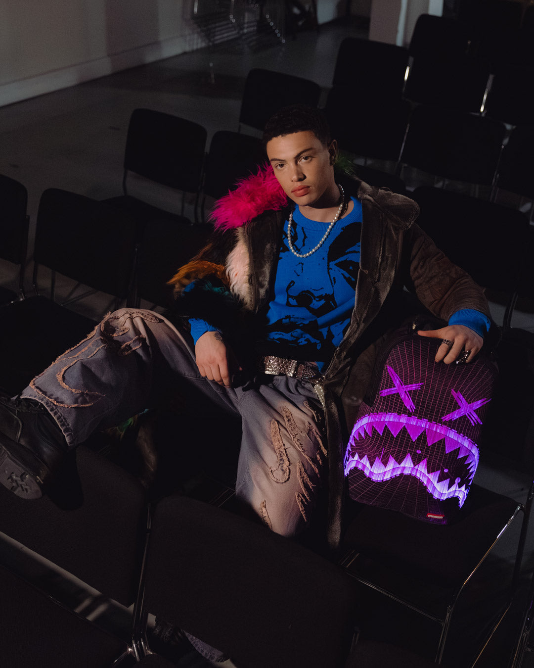 FIBER OPTICS PARTY SHARK BACKPACK - Image 10