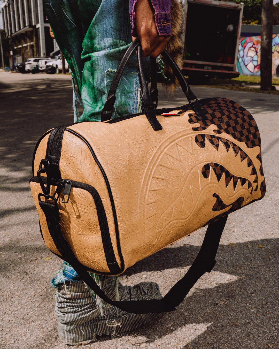 DESIGNER DRIP EFFECT DUFFLE - Image 2
