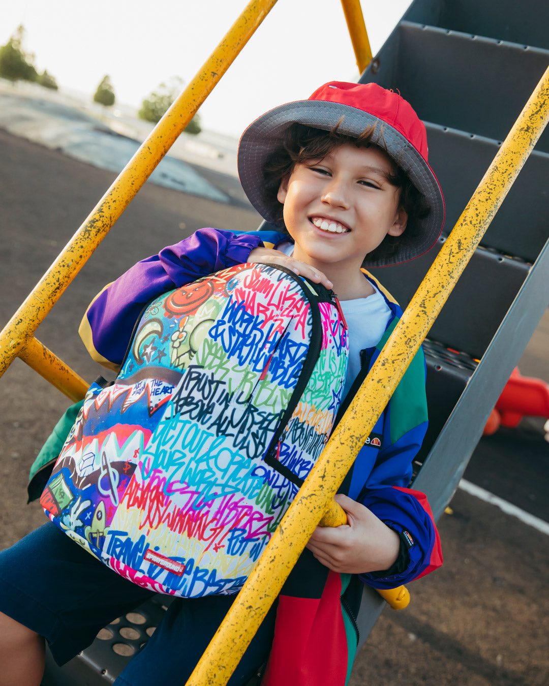 SPLIT SCRIBBLES BACKPACK - Image 12