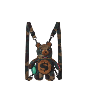BEARCUB BACKPACK ?C CAMOCHECK MONEYBEAR