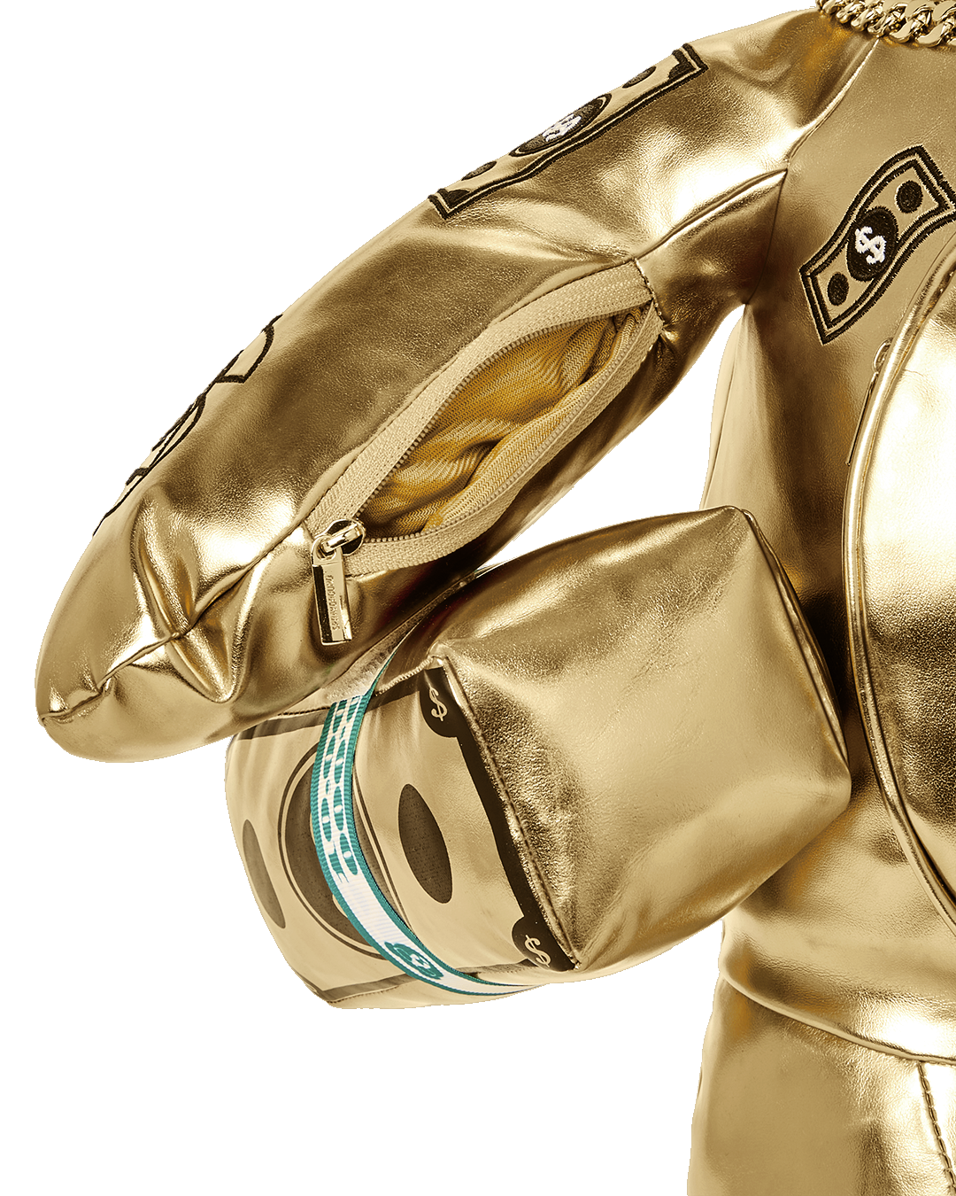 GOLD RUSH MONEYBEAR TEDDYBEAR BACKPACK - Image 10