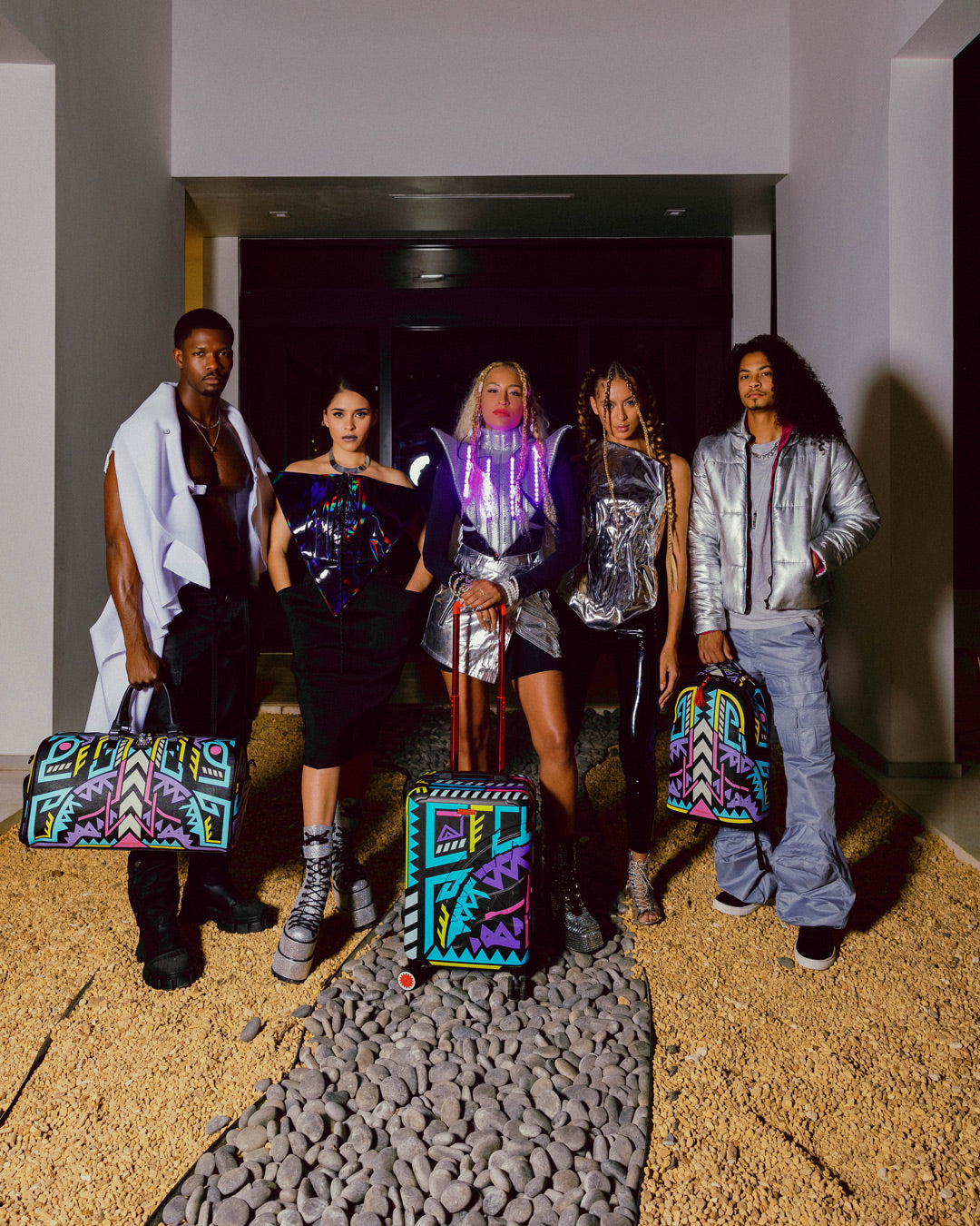 A.I. PATH TO THE FUTURE III BACKPACK ?C SANDFLOWER COLLAB (GLOW IN THE DARK) - Image 16