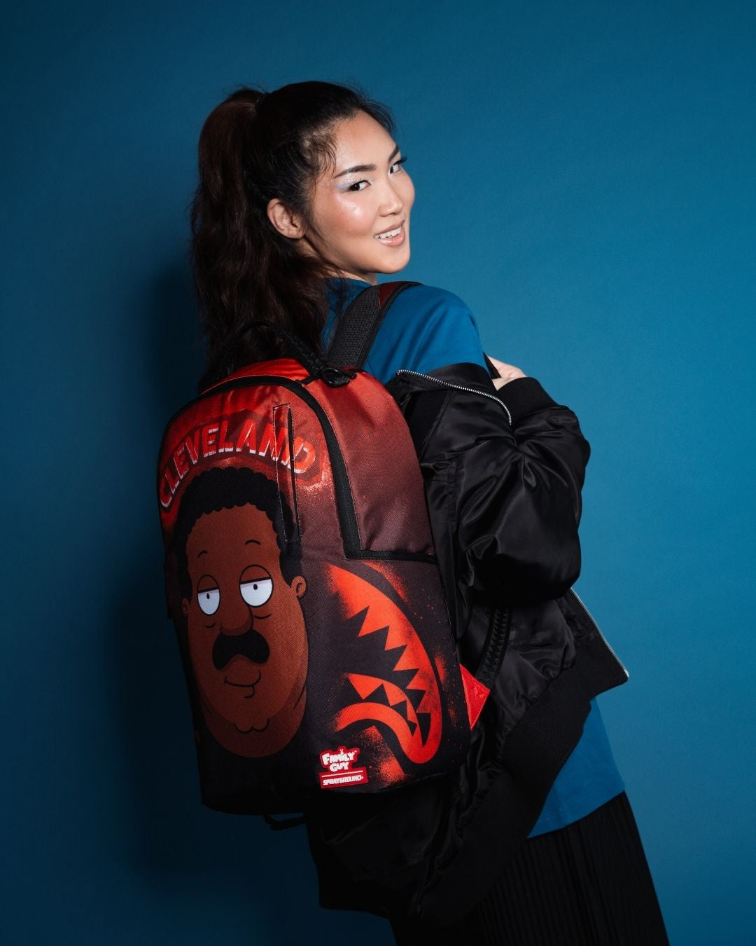 CLEVELAND SHARK FAMILY GUY DLXSR BACKPACK - Image 2