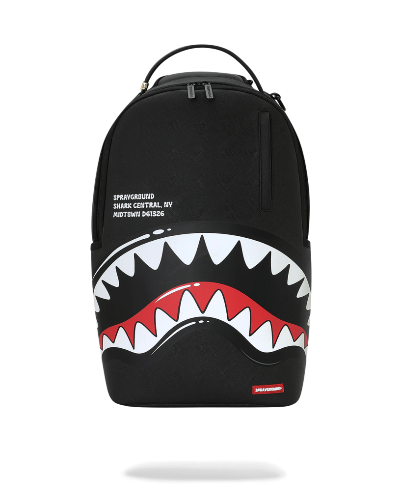 SHARK CENTRAL BUBBLE SHARK (BLK) BACKPACK
