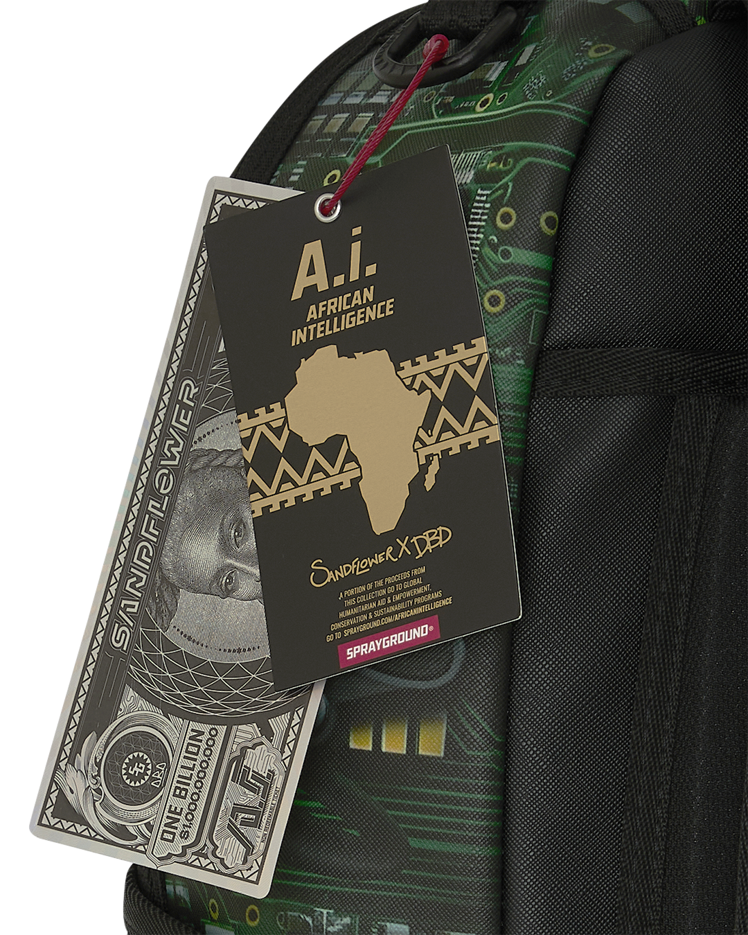 A.I. AFRICAN INTELLIGENCE REWIRED & INSPIRED BACKPACK - SANDFLOWER COLLAB - Image 12