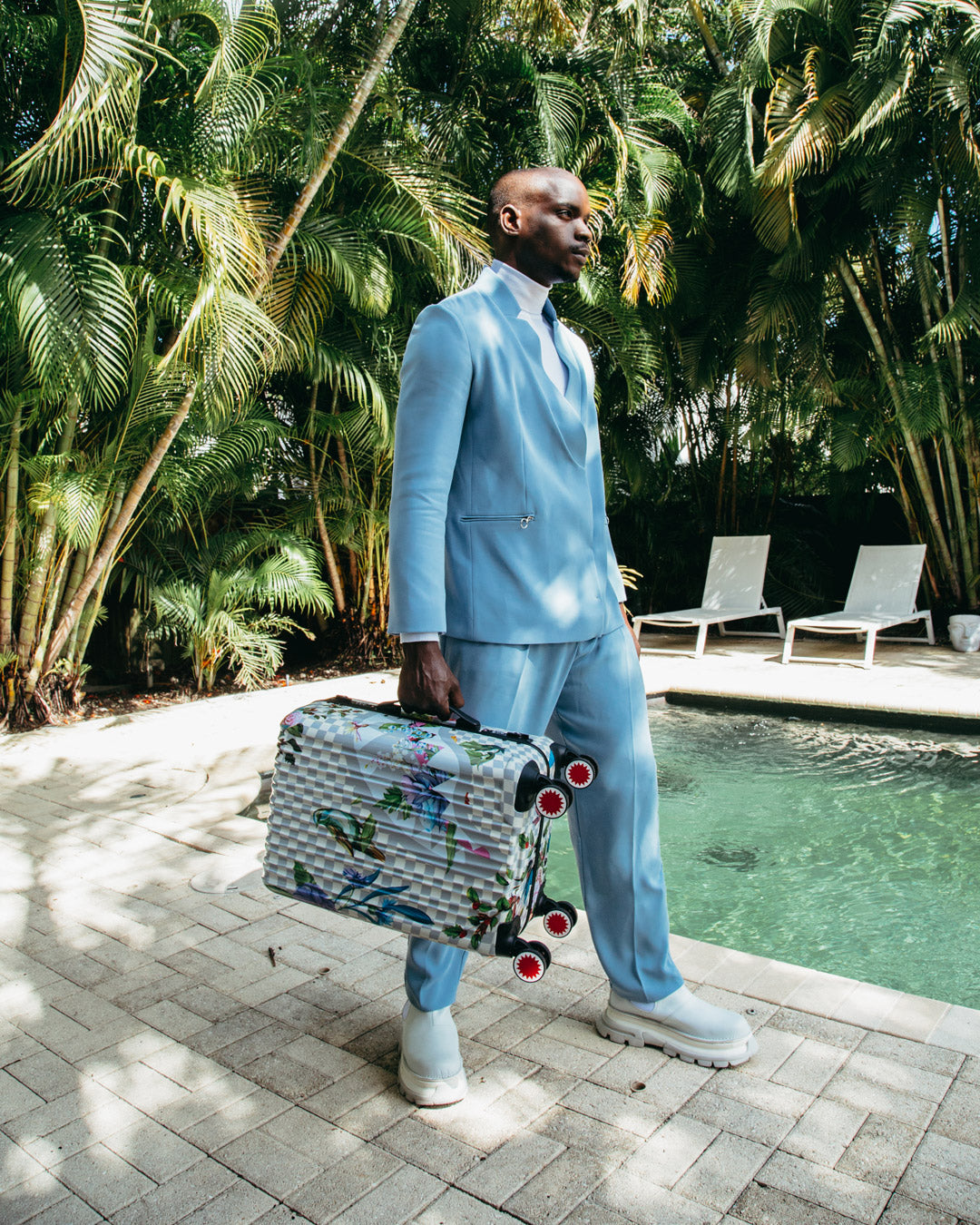 JARDIN DU PALAIS SHARKNAUTICS HARDSHELL CARRY-ON LUGGAGE - Image 6