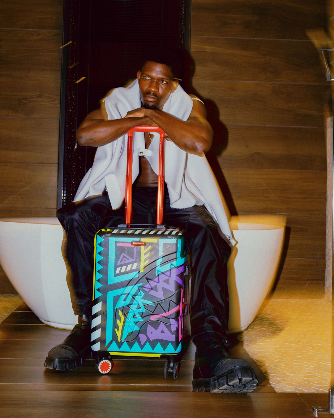 A.I. PATH TO THE FUTURE III HARDSHELL CARRY-ON LUGGAGE ?C SANDFLOWER COLLAB - Image 22