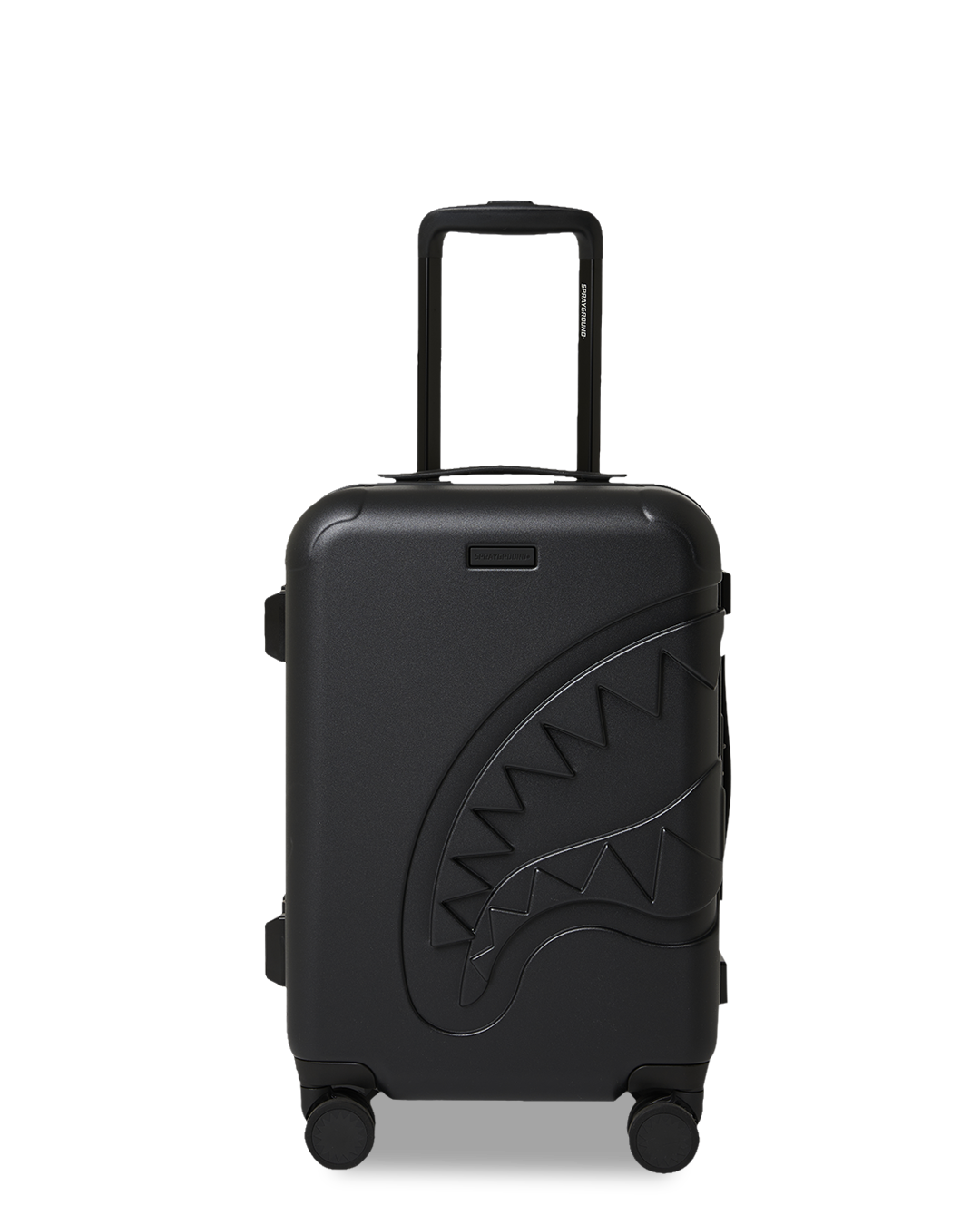 THE JOURNEY BEGINS SHARKITECTURE CARRY-ON LUGGAGE BLACK WITH EXTRA STICKERS - Image 7