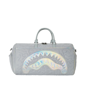 MIRASHAKU IRIDESCENT QUILT DUFFLE