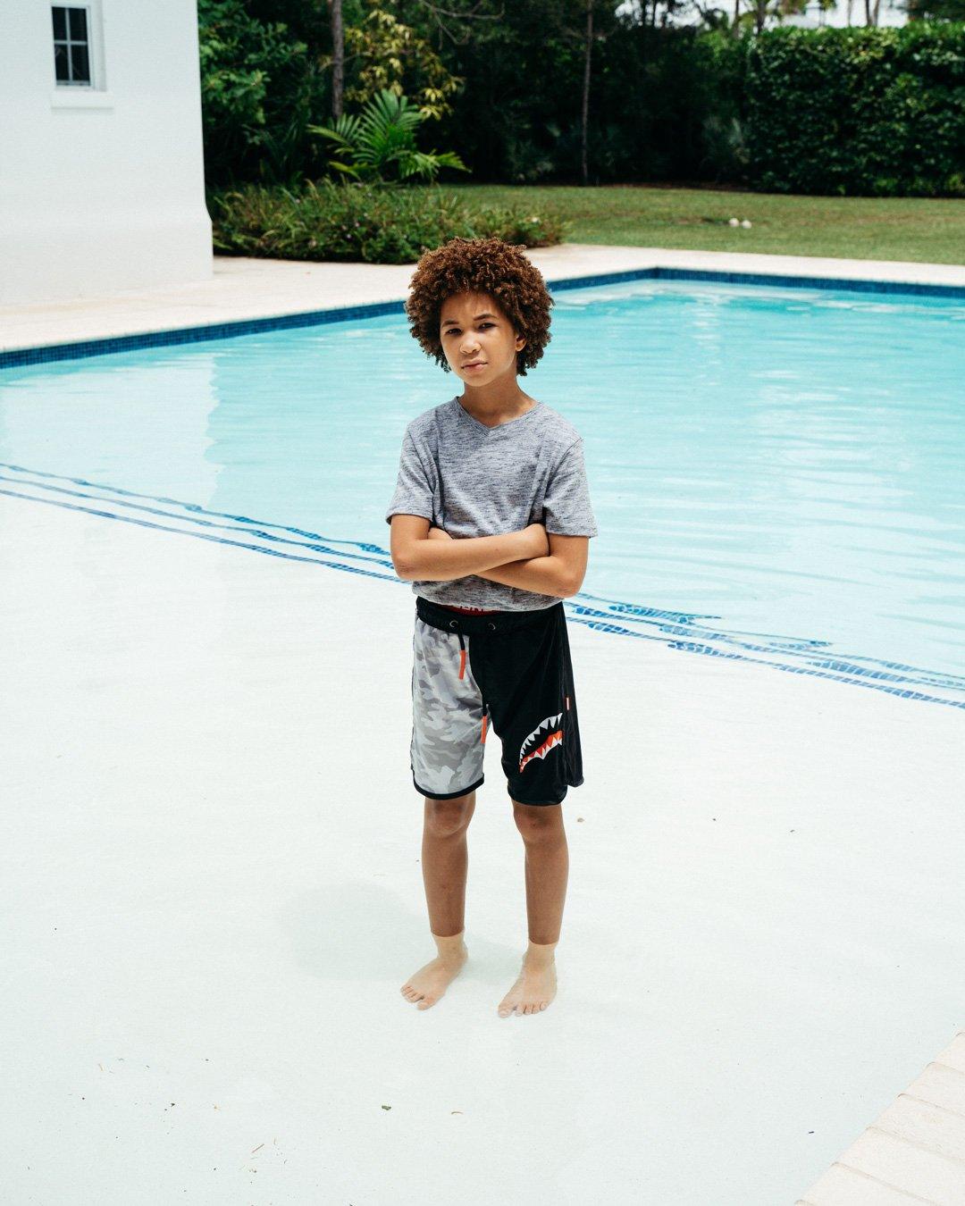 KIDS DAMAGE CONTROL SWIM TRUNKS - Image 4