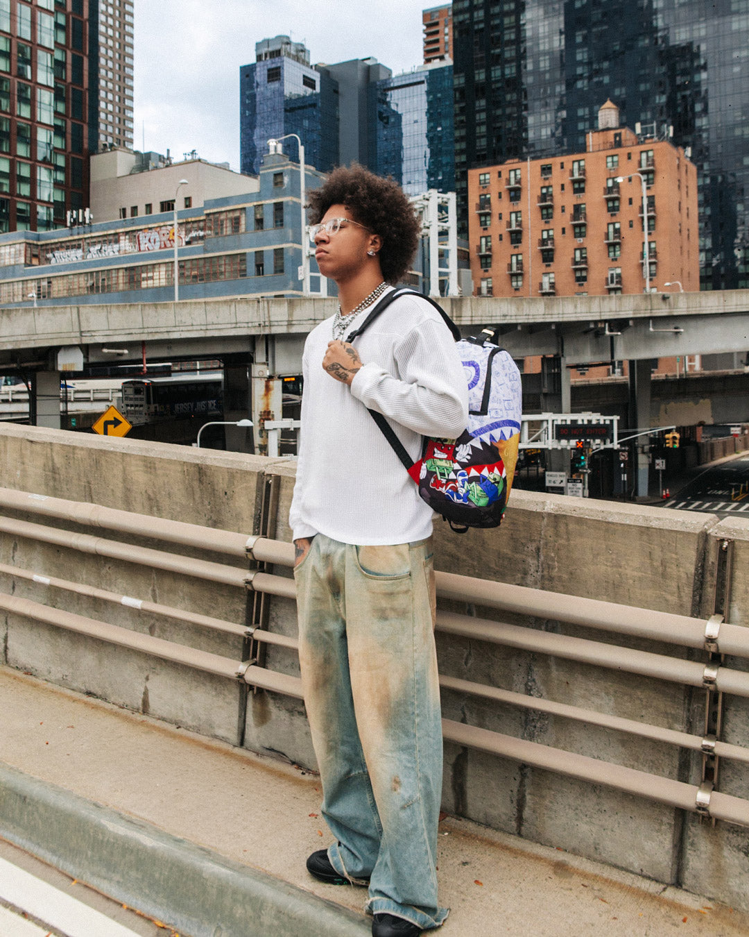 MEAN MONEY COLLAGE BACKPACK - Image 8