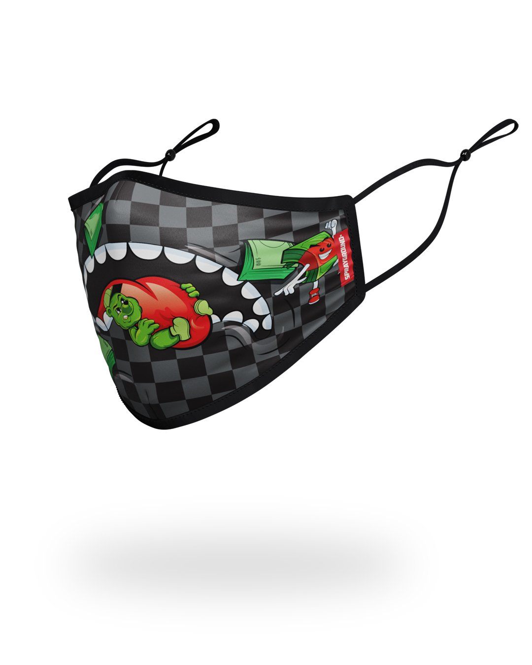 ADULT SHARK SQUAD FORM FITTING FACE MASK - Image 2