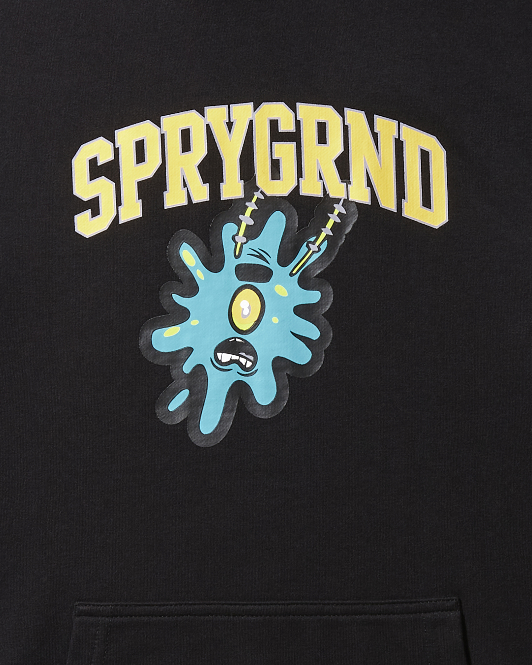 SPONGEBOB SPLAT HOODIE (BLACK) - Image 3