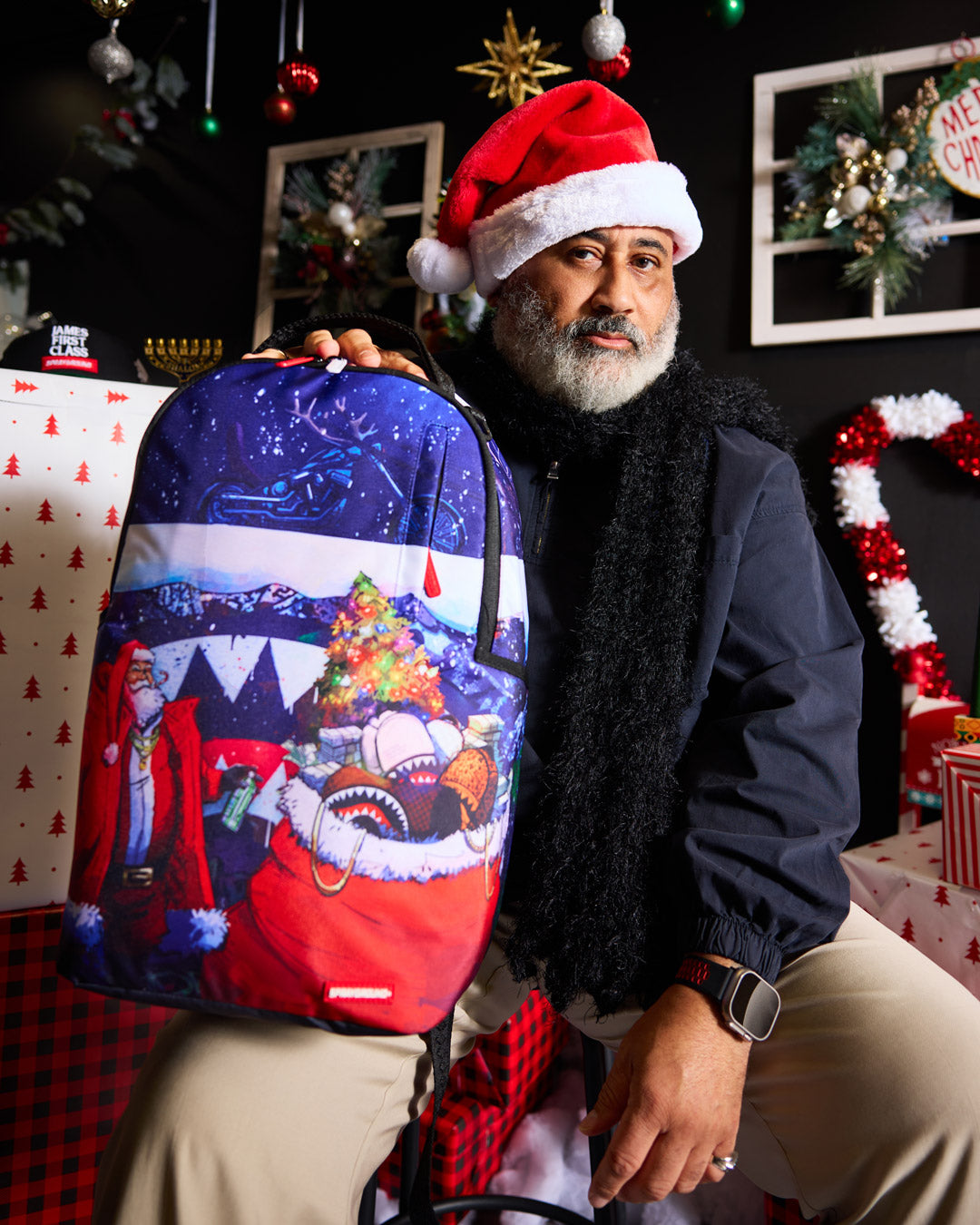 SANTA BIG BAG STACKS BACKPACK - Image 4
