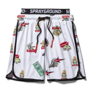 KIDS PATCH ALL-IN SWIM TRUNKS (WHITE)