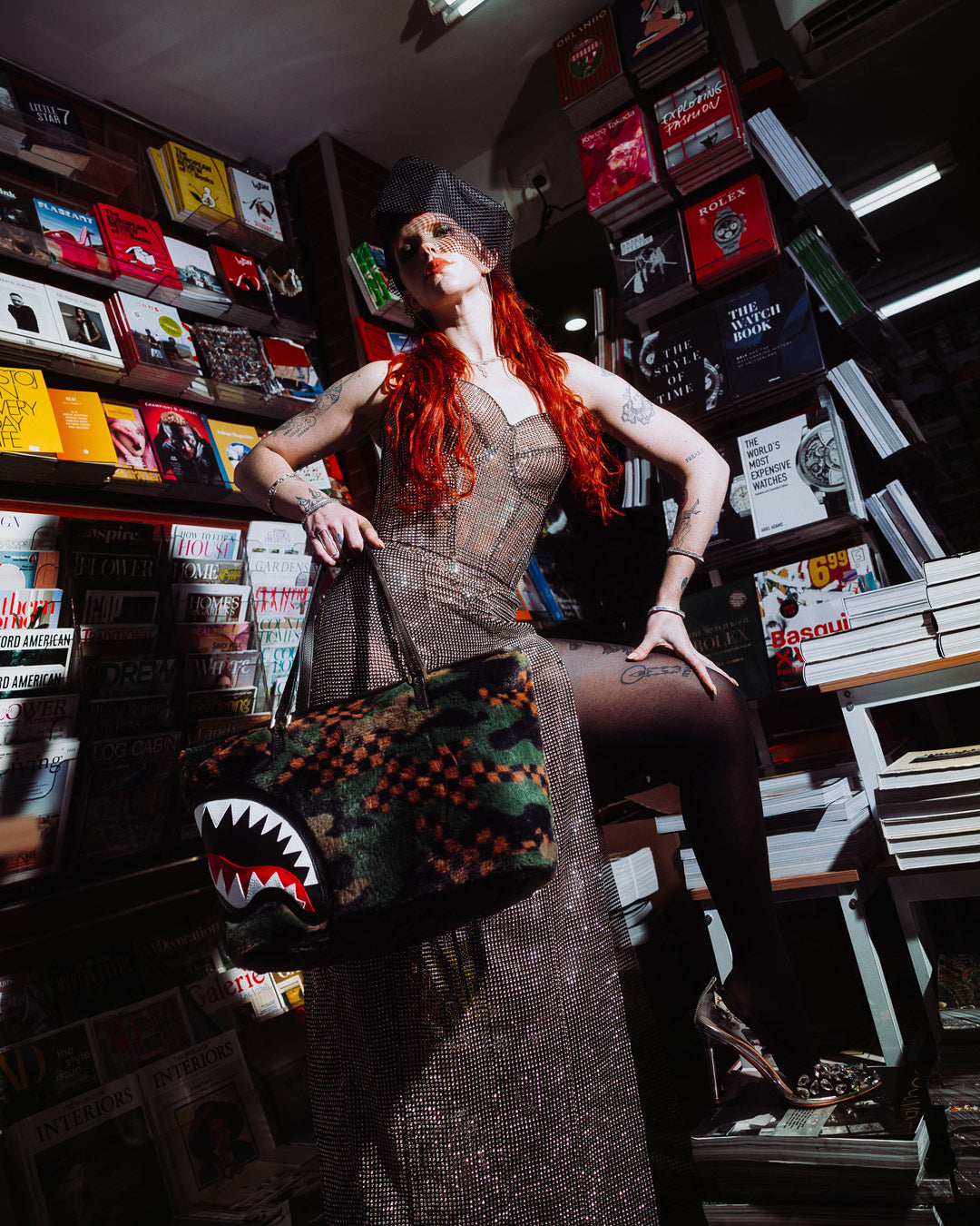 BIG SKY FUR SHARK TOTE - Image 2