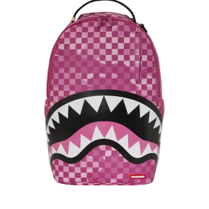 PINK CAMOCHECK BACKPACK