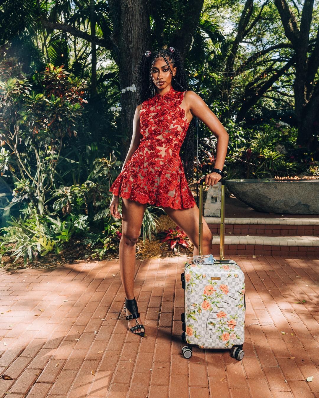 A.I. AFRICAN INTELLIGENCE ELEGANT ENERGY SHARKITECTURE CARRY-ON LUGGAGE ?C SANDFLOWER COLLAB - Image 2