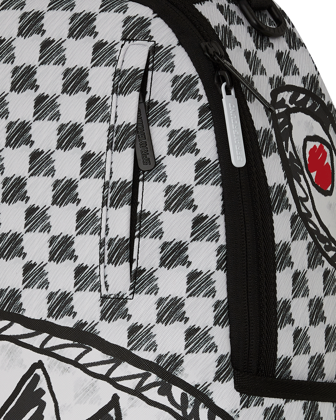SCRIBBLE DRIBBLE CHECK BACKPACK - Image 11