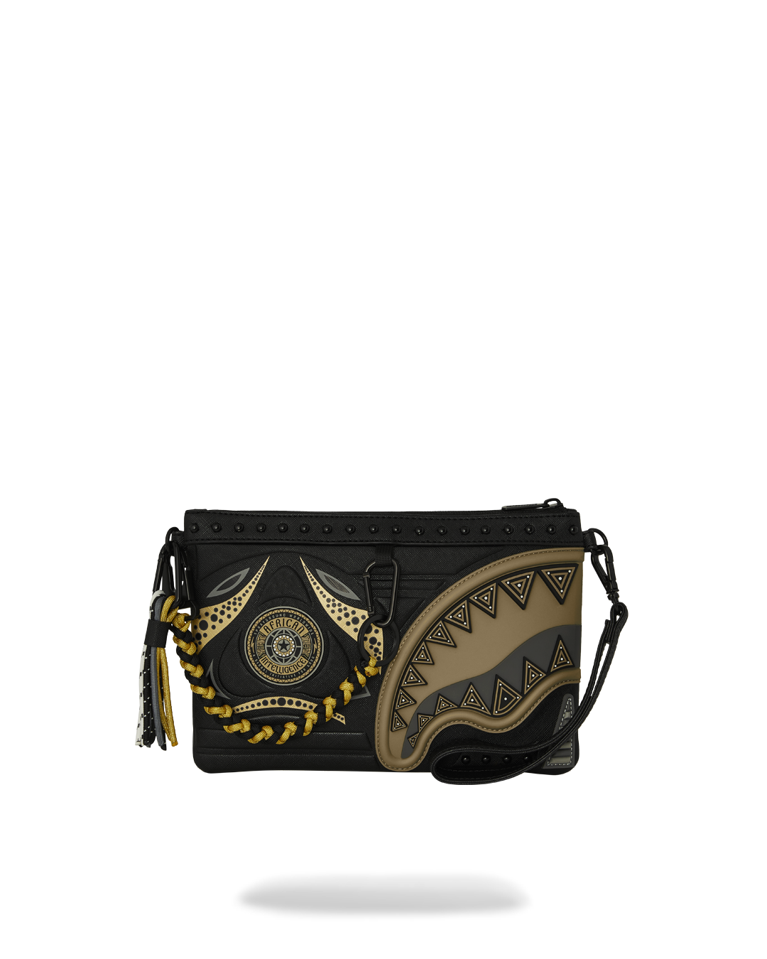 A.I. AFRICAN INTELLIGENCE SHARKS OF THE GOLD OCEAN CROSSOVER CLUTCH ?C SANDFLOWER COLLAB - Image 5