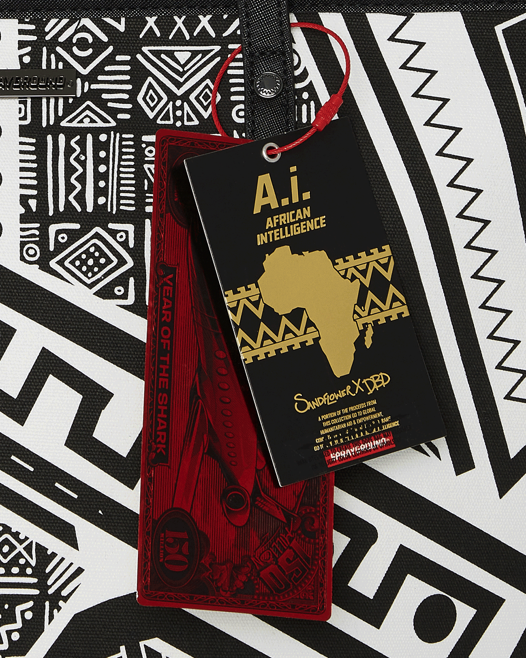A.I. AFRICAN INTELLIGENCE THE SKYHAWK WING TOTE ?C SANDFLOWER COLLAB - Image 12
